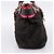 Borsa a mano LOEWE in pelle nera argento autentica ep15767 Nero - vista 4