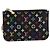 LOUIS VUITTON Monogram Multicolor Pochette Cles NM Purse M60279 Auth 198771V Noir - vue 13