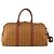 Borsa MCM Logogram Vicetos Mini Boston Bag PVC Leather 2way Brown Gold Auth 196266A Marrone D'oro - vista 2
