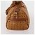Borsa MCM Logogram Vicetos Mini Boston Bag PVC Leather 2way Brown Gold Auth 196266A Marrone D'oro - vista 4