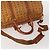 Borsa MCM Logogram Vicetos Mini Boston Bag PVC Leather 2way Brown Gold Auth 196266A Marrone D'oro - vista 7