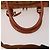 Borsa MCM Logogram Vicetos Mini Boston Bag PVC Leather 2way Brown Gold Auth 196266A Marrone D'oro - vista 8