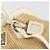 Borsa a Mano PRADA Paglia Beige Argento Auth 197502A - vista 18