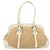 Borsa a Mano PRADA Paglia Beige Argento Auth 197502A - vista 2