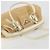 Borsa a Mano PRADA Paglia Beige Argento Auth 197502A - vista 6