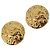 Orecchini Leone CHANEL Metallo Tono Oro CC Auth 198845