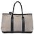 Hermès Borsa a mano HERMES Garden Party PM Canvas 2way Gray Silver Auth ka5795 Marrone Argento - vista 13