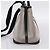 Hermès Borsa a mano HERMES Garden Party PM Canvas 2way Gray Silver Auth ka5795 Marrone Argento - vista 4