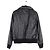Saint Laurent Lederjacke Schwarz - Ansicht 3