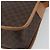 Céline Borsa a tracolla CELINE Macadam Canvas PVC Leather Brown Gold Auth 198300 Marrone D'oro - vista 17