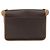 Céline Borsa a tracolla CELINE Macadam Canvas PVC Leather Brown Gold Auth 198300 Marrone D'oro - vista 2