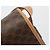 Céline Borsa a tracolla CELINE Macadam Canvas PVC Leather Brown Gold Auth 198300 Marrone D'oro - vista 9