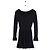 Alaïa Schwarzes Viskose Kleid L