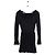 Alaïa Schwarzes Viskose Kleid L - Ansicht 3