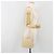 Borsa a tracolla BALLY in pelle 2way Ivory Gold Auth 197162A D'oro Crudo - vista 26
