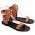 Sandali Isabel Marant in pelle camel Cammello - vista 3