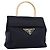 Borsa a mano PRADA Pocono Nylon Navy Gold Auth mr2836 D'oro Blu navy