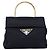 Borsa a mano PRADA Pocono Nylon Navy Gold Auth mr2836 D'oro Blu navy - vista 13