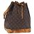 LOUIS VUITTON Borsa a tracolla Monogram Noe M42224 LV Auth 198474 Monogramma