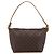 Céline Pouch CELINE Macadam Canvas PVC Leather Brown Gold Auth mr2827 Marrone D'oro - vista 2