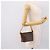 Céline Pouch CELINE Macadam Canvas PVC Leather Brown Gold Auth mr2827 Marrone D'oro - vista 20