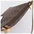 Céline Pouch CELINE Macadam Canvas PVC Leather Brown Gold Auth mr2827 Marrone D'oro - vista 6