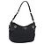 PRADA Schultertasche Nylon Leder Schwarz Silber Auth am12415V