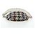 Borsa a tracolla CHANEL Chain Matelasse tweed White Silver CC Auth 195515M Argento Bianco - vista 5