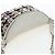 Borsa a tracolla CHANEL Chain Matelasse tweed White Silver CC Auth 195515M Argento Bianco - vista 6