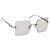 Gafas GUCCI Metal White Silver GG0644S Auth 196630M Plata Blanco