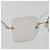 Gafas GUCCI Metal White Silver GG0644S Auth 196630M Plata Blanco - vista 5