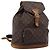 Zaino LOUIS VUITTON Monogram Montsouris GM M51135 LV Auth 198482 Monogramma