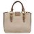 Borsa a mano Miu Miu in pelle 2way Beige Gold Auth ka5783A D'oro - vista 2