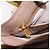 Borsa a mano Miu Miu in pelle 2way Beige Gold Auth ka5783A D'oro - vista 24