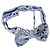 Hermès HERMES Fiocco a Nastro in Seta Azzurro Argento Auth 198802M Blu chiaro