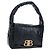 Borsa Sling Monaco BALENCIAGA Pelle Nero Oro 787896 Auth 196040M D'oro