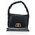 Borsa Sling Monaco BALENCIAGA Pelle Nero Oro 787896 Auth 196040M D'oro - vista 12
