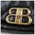 Borsa Sling Monaco BALENCIAGA Pelle Nero Oro 787896 Auth 196040M D'oro - vista 19
