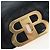 Borsa Sling Monaco BALENCIAGA Pelle Nero Oro 787896 Auth 196040M D'oro - vista 21