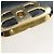 Borsa Sling Monaco BALENCIAGA Pelle Nero Oro 787896 Auth 196040M D'oro - vista 9
