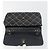 Borsa a tracolla con catena CHANEL Wild Stitch in pelle nera e oro CC Auth 198302V Nero D'oro - vista 19