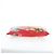BALENCIAGA Chips Bag Clutch Bag Beschichtetes Canvas Rot Silber Auth 196449SAM - Ansicht 3