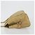 PRADA Chain Tote Bag Nylon Beige Gold Auth 194329 Golden - Ansicht 4