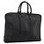 LOUIS VUITTON Epi Porte Documents Voyage Business Bag Black M40321 Auth 197474 Nero