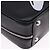 Sac à main PRADA en cuir 2 voies Noir Argent Auth ka5717M Argenté - vue 16