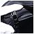 Sac à main PRADA en cuir 2 voies Noir Argent Auth ka5717M Argenté - vue 26