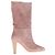 Botas western Ba&Sh de ante rosa