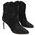 Stivali western Ba&Sh in camoscio nero - vista 3