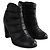 Chanel Black Cloth Ankle Boots - view 3