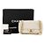 CHANEL - Borsa a tracolla Classic/Timeless Medaillon in pelle chevron stropicciata beige - vista 12